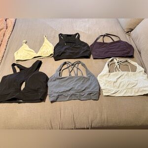 Lot of 6 buffbunny bras for sale!! All size xl!